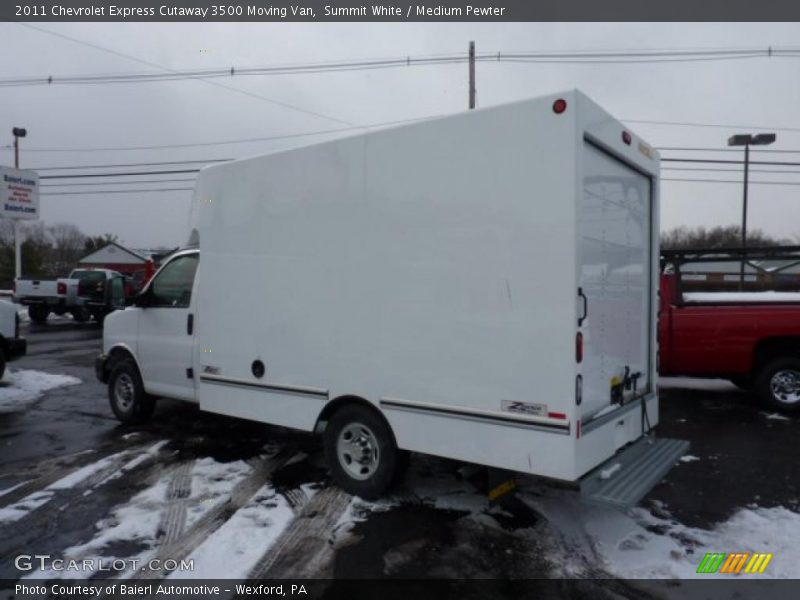 Summit White / Medium Pewter 2011 Chevrolet Express Cutaway 3500 Moving Van