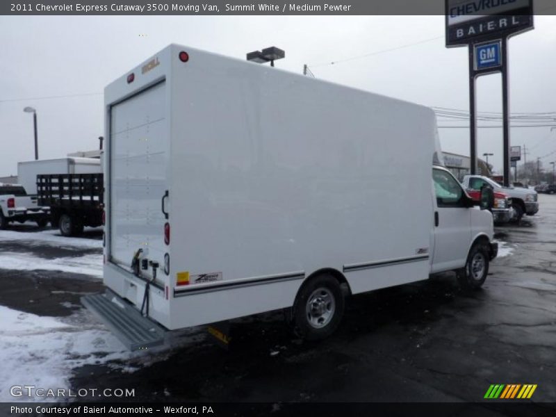 Summit White / Medium Pewter 2011 Chevrolet Express Cutaway 3500 Moving Van