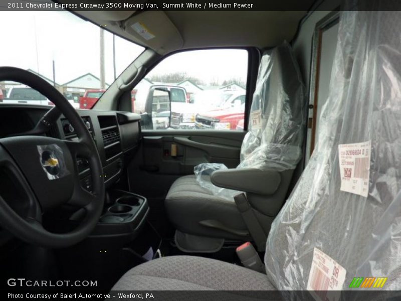 Summit White / Medium Pewter 2011 Chevrolet Express Cutaway 3500 Moving Van