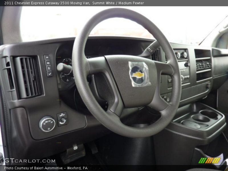 Summit White / Medium Pewter 2011 Chevrolet Express Cutaway 3500 Moving Van