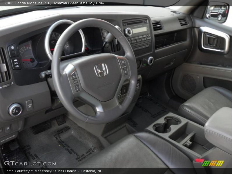 Amazon Green Metallic / Gray 2006 Honda Ridgeline RTL