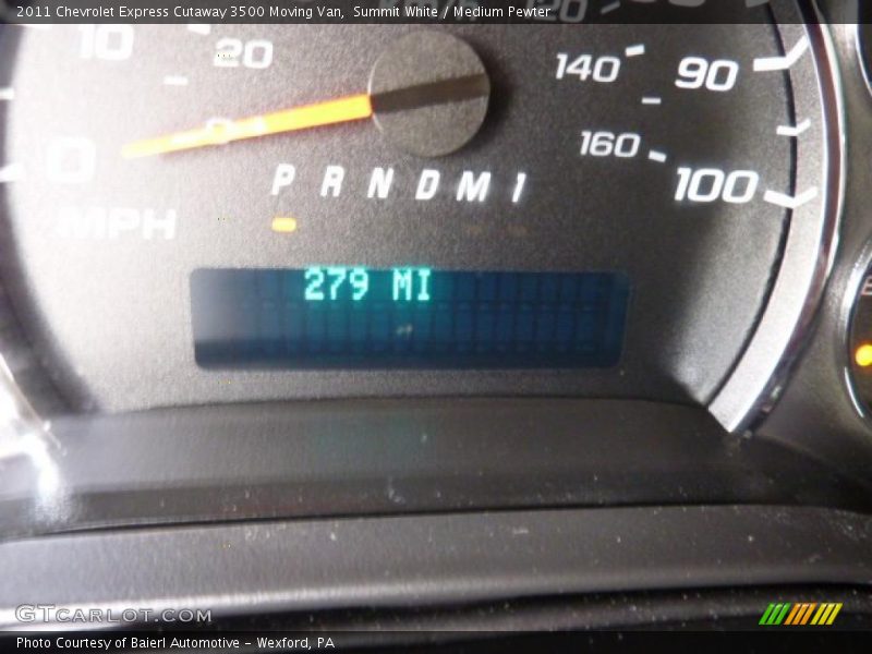 Summit White / Medium Pewter 2011 Chevrolet Express Cutaway 3500 Moving Van