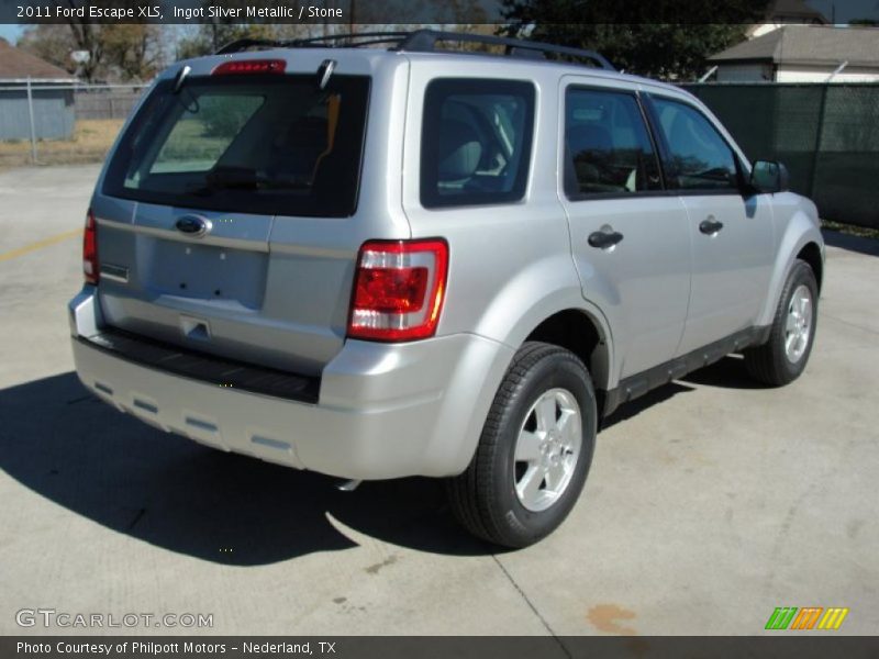 Ingot Silver Metallic / Stone 2011 Ford Escape XLS