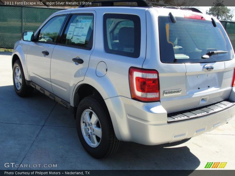 Ingot Silver Metallic / Stone 2011 Ford Escape XLS