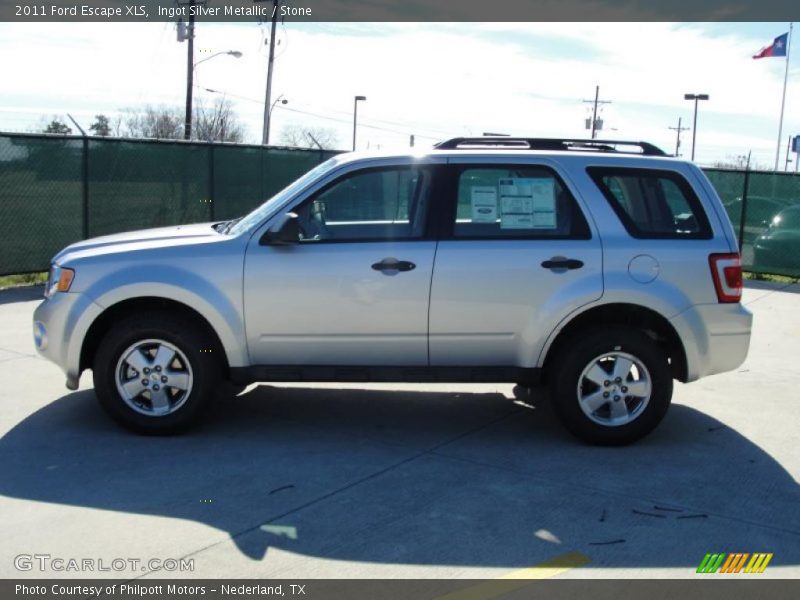 Ingot Silver Metallic / Stone 2011 Ford Escape XLS