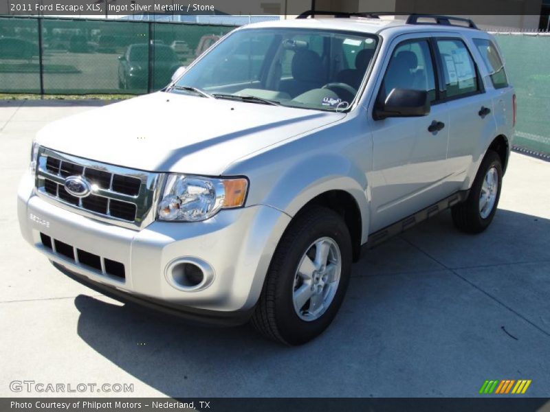 Ingot Silver Metallic / Stone 2011 Ford Escape XLS