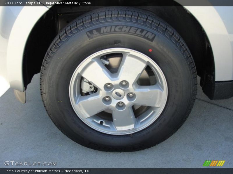 Ingot Silver Metallic / Stone 2011 Ford Escape XLS