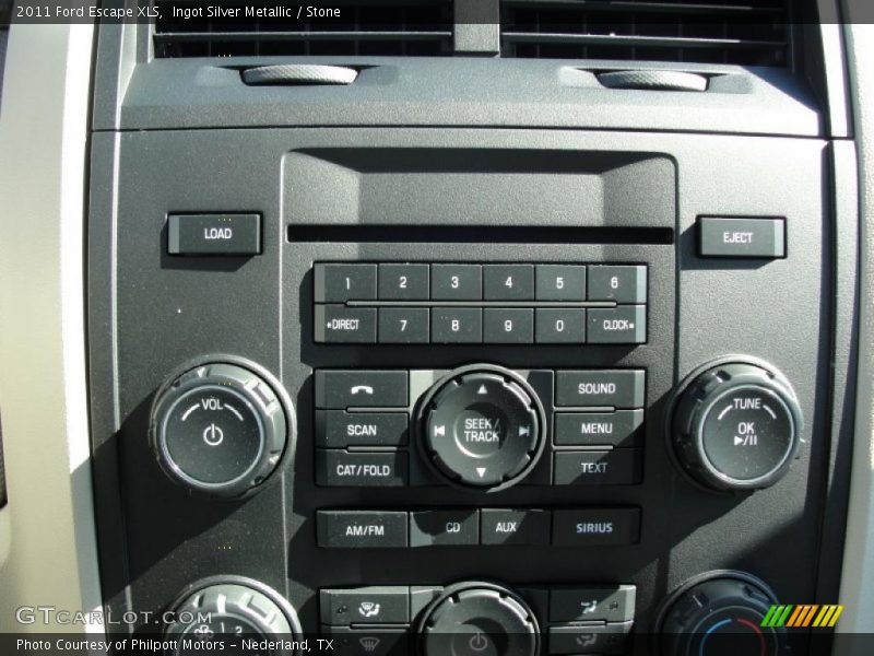 Controls of 2011 Escape XLS