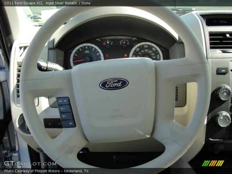 Ingot Silver Metallic / Stone 2011 Ford Escape XLS