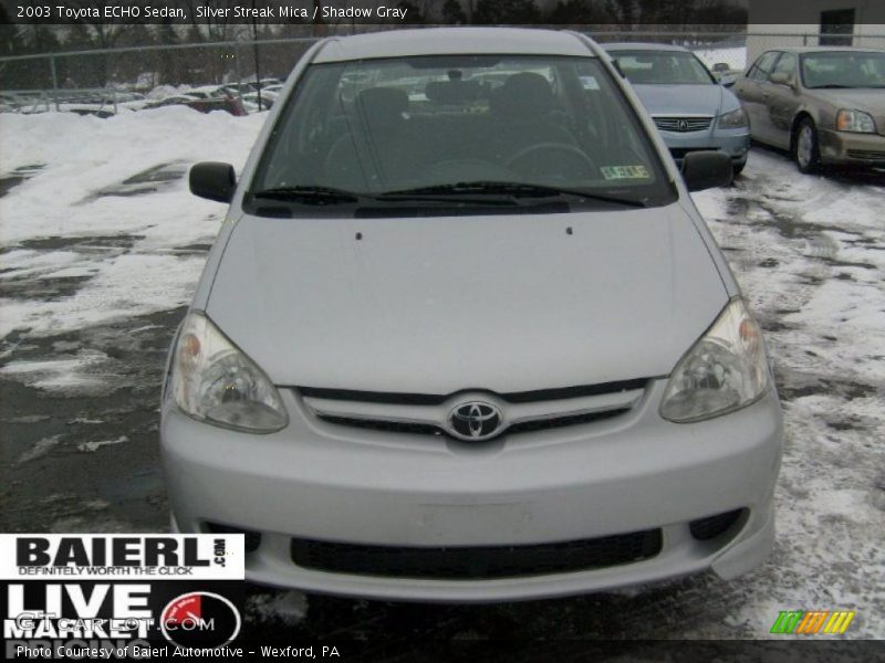 Silver Streak Mica / Shadow Gray 2003 Toyota ECHO Sedan