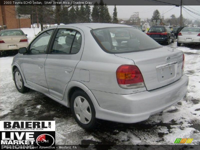Silver Streak Mica / Shadow Gray 2003 Toyota ECHO Sedan