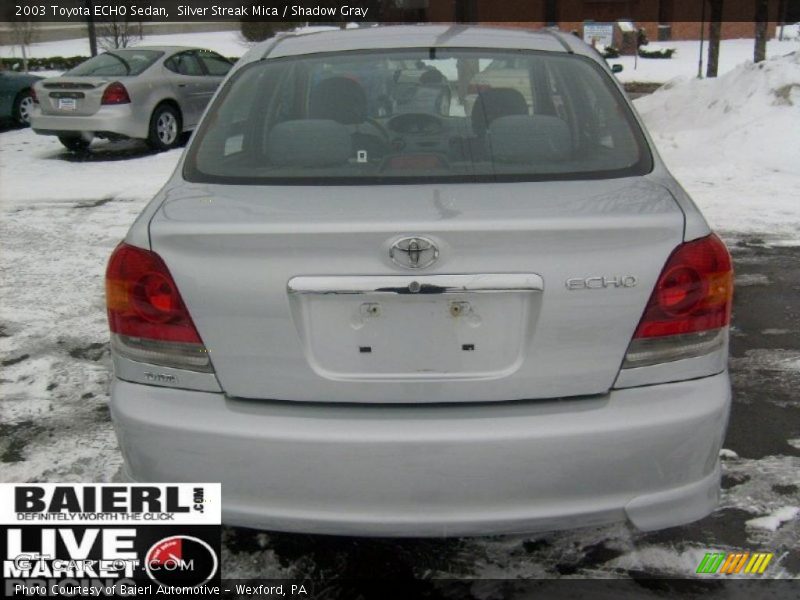 Silver Streak Mica / Shadow Gray 2003 Toyota ECHO Sedan