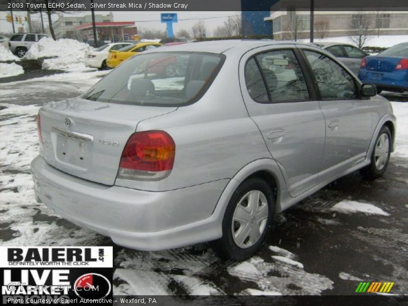 Silver Streak Mica / Shadow Gray 2003 Toyota ECHO Sedan