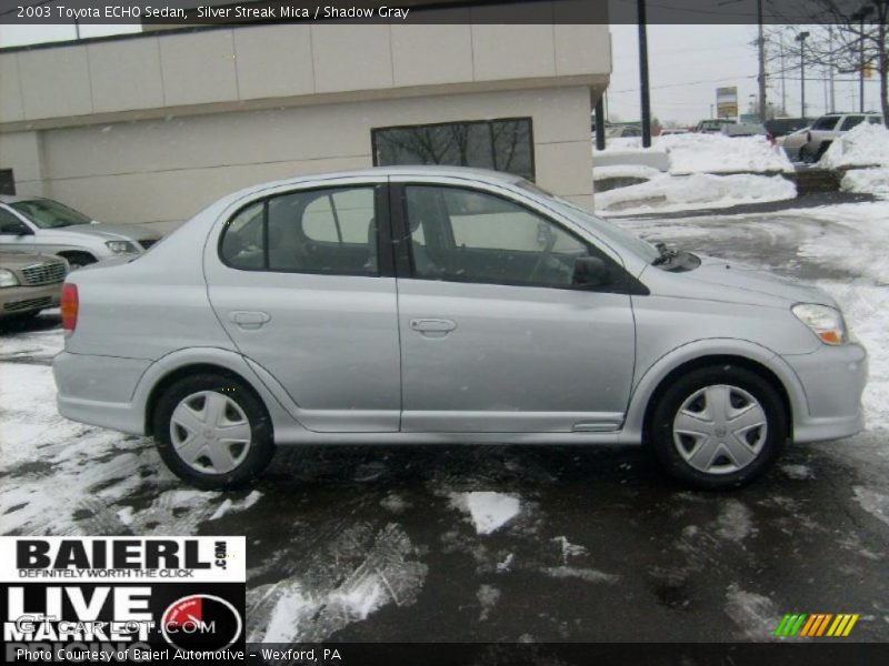 Silver Streak Mica / Shadow Gray 2003 Toyota ECHO Sedan
