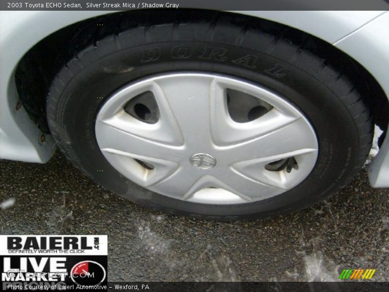 Silver Streak Mica / Shadow Gray 2003 Toyota ECHO Sedan