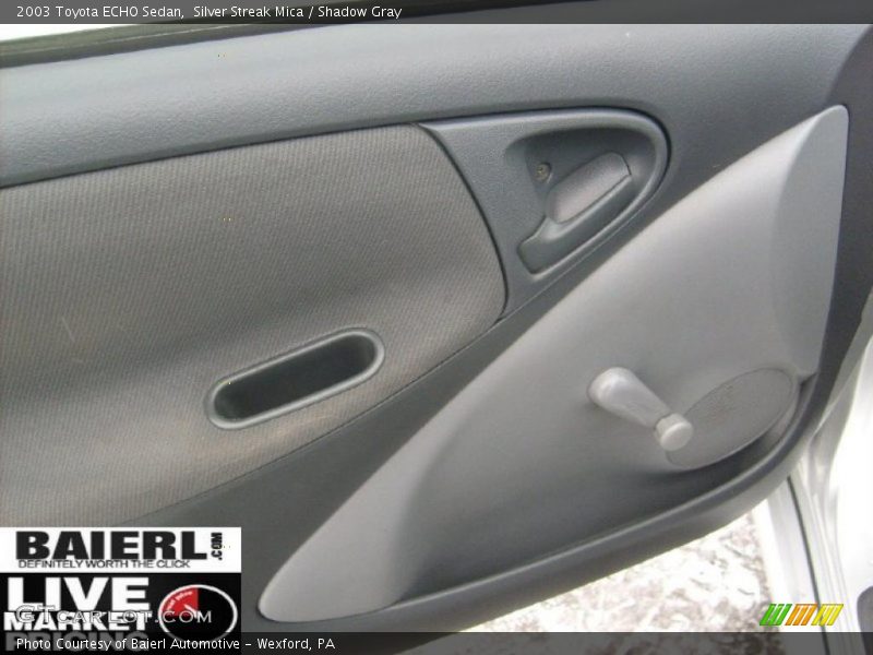 Silver Streak Mica / Shadow Gray 2003 Toyota ECHO Sedan