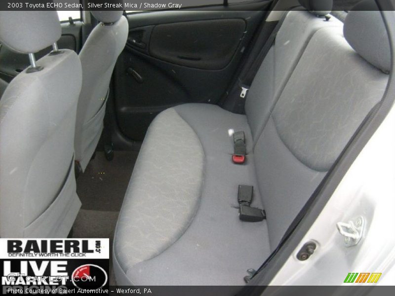 Silver Streak Mica / Shadow Gray 2003 Toyota ECHO Sedan