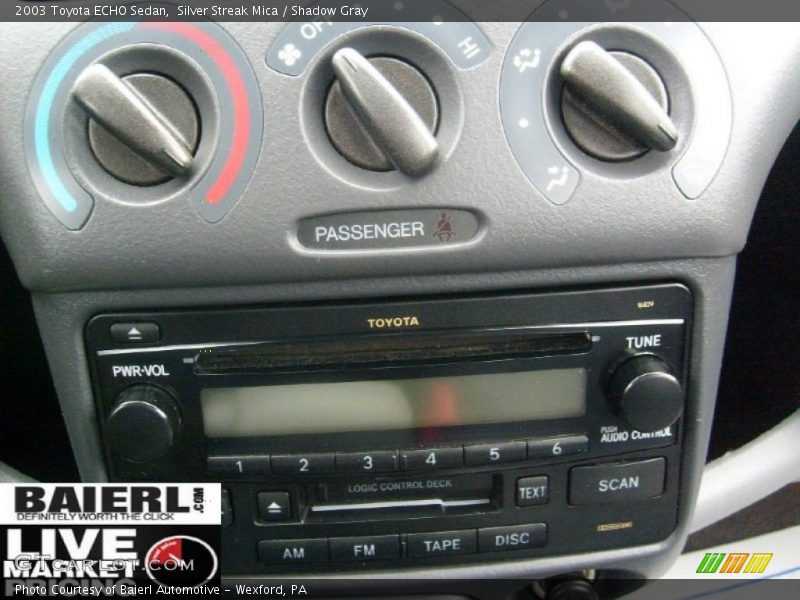 Silver Streak Mica / Shadow Gray 2003 Toyota ECHO Sedan
