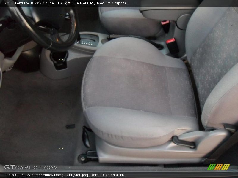 Twilight Blue Metallic / Medium Graphite 2003 Ford Focus ZX3 Coupe