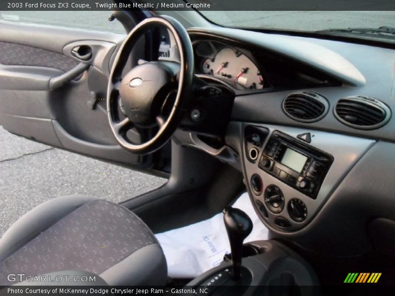Twilight Blue Metallic / Medium Graphite 2003 Ford Focus ZX3 Coupe