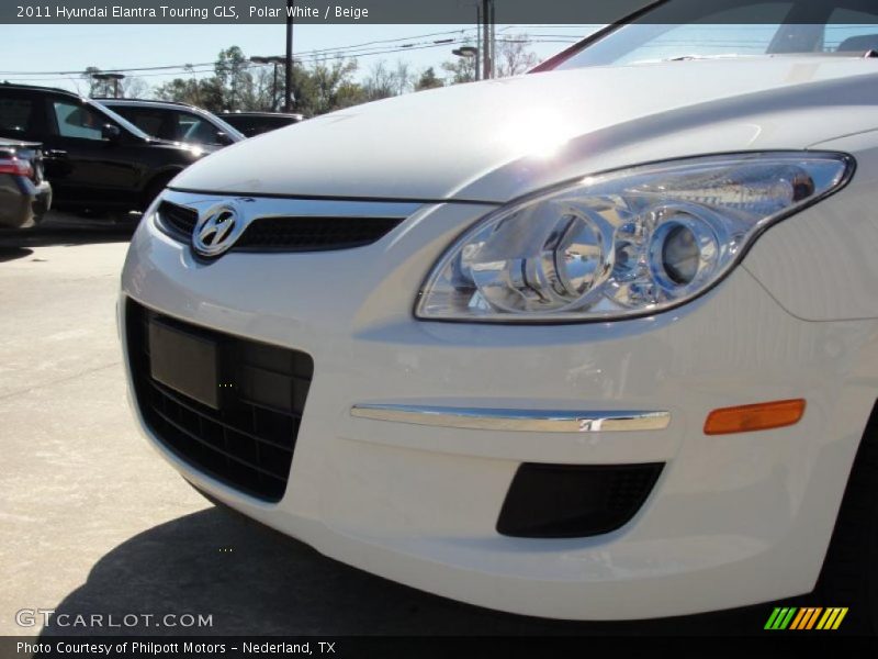 Polar White / Beige 2011 Hyundai Elantra Touring GLS