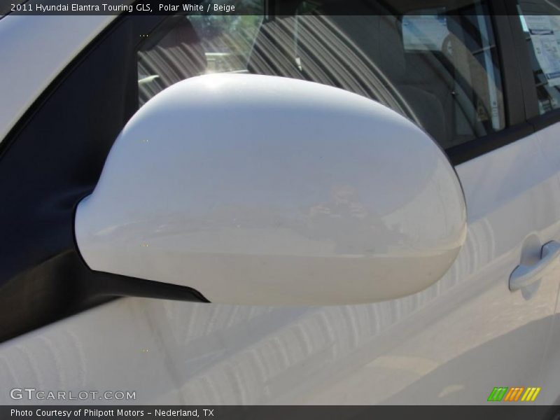 Polar White / Beige 2011 Hyundai Elantra Touring GLS