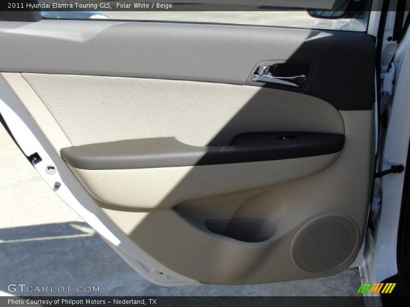 Polar White / Beige 2011 Hyundai Elantra Touring GLS