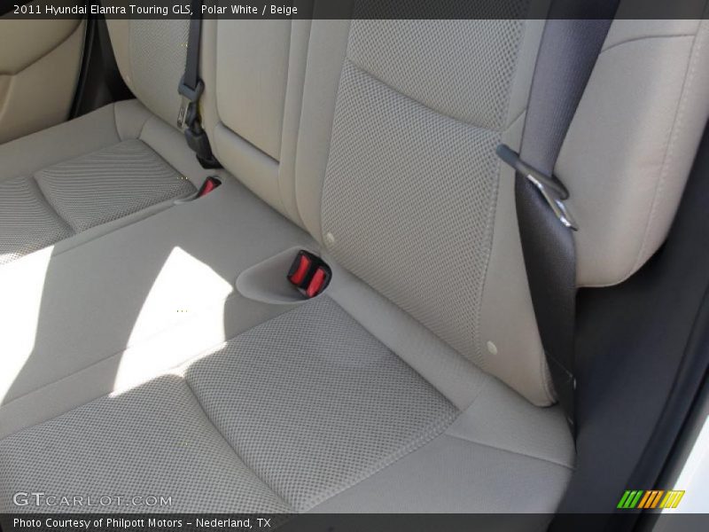 Polar White / Beige 2011 Hyundai Elantra Touring GLS