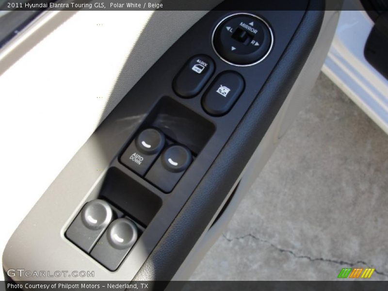 Polar White / Beige 2011 Hyundai Elantra Touring GLS