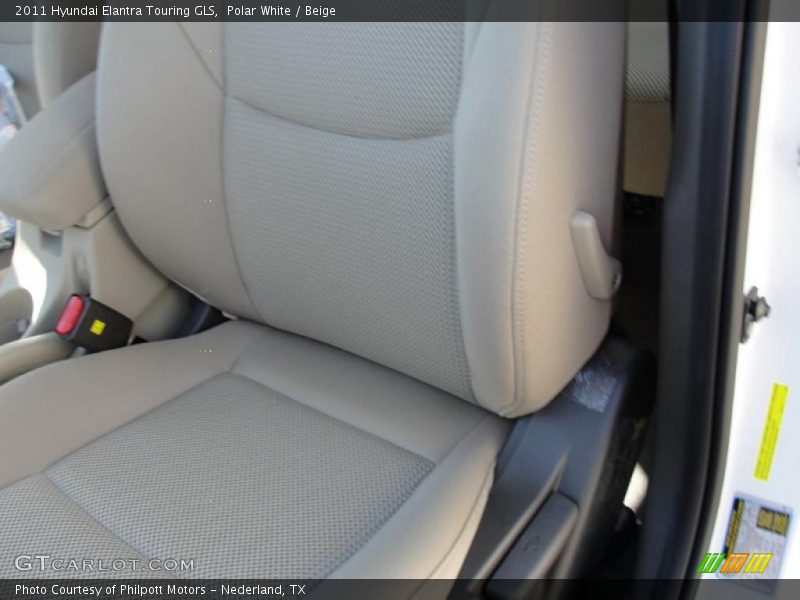 Polar White / Beige 2011 Hyundai Elantra Touring GLS