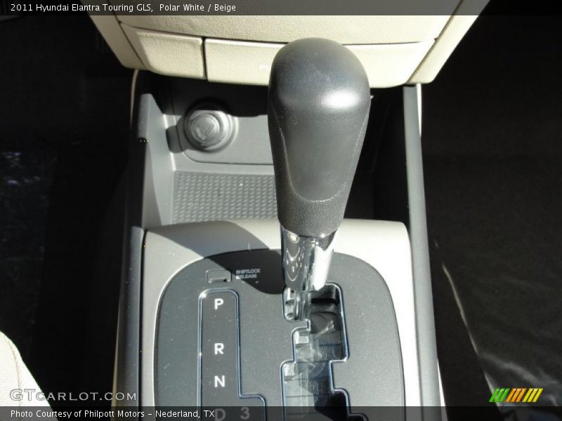 Polar White / Beige 2011 Hyundai Elantra Touring GLS