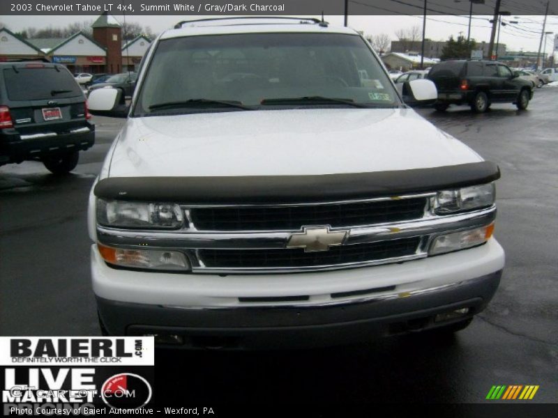 Summit White / Gray/Dark Charcoal 2003 Chevrolet Tahoe LT 4x4