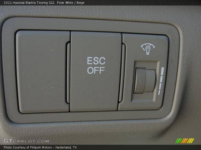 Polar White / Beige 2011 Hyundai Elantra Touring GLS
