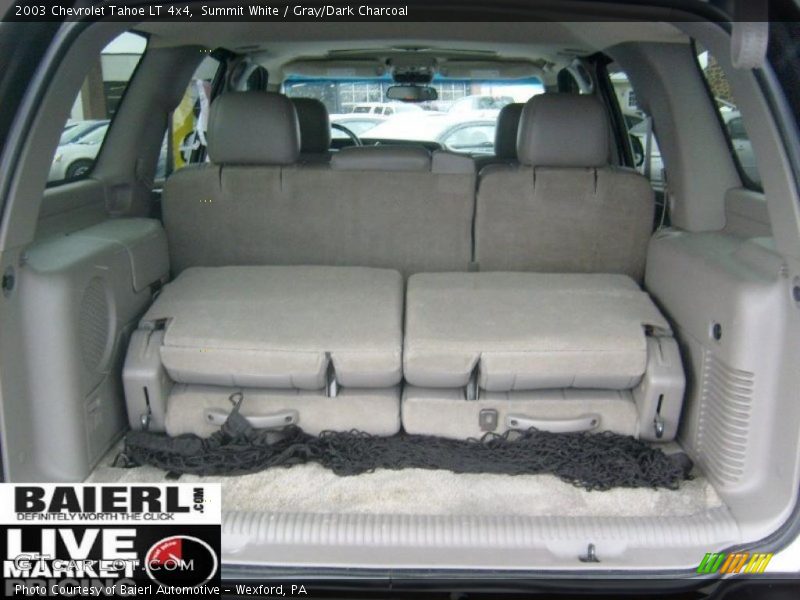 Summit White / Gray/Dark Charcoal 2003 Chevrolet Tahoe LT 4x4