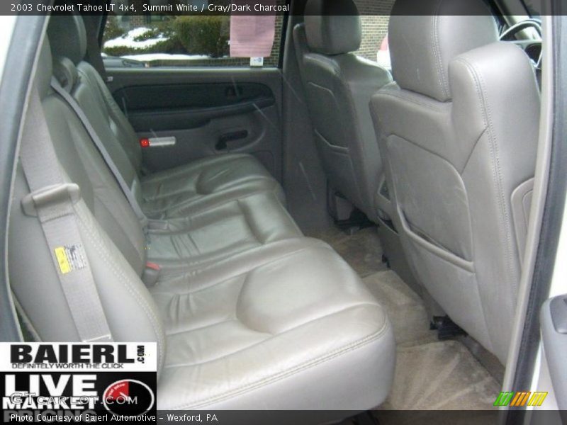 Summit White / Gray/Dark Charcoal 2003 Chevrolet Tahoe LT 4x4