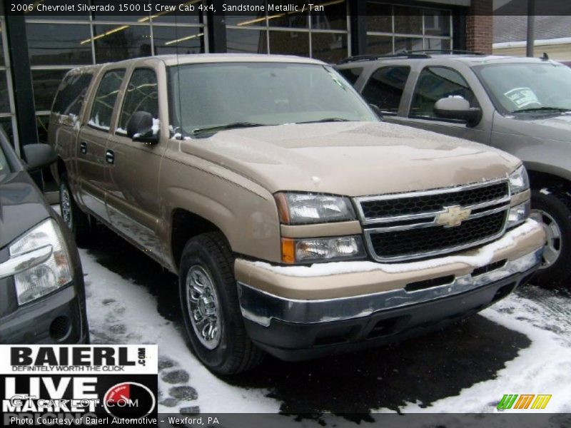 Sandstone Metallic / Tan 2006 Chevrolet Silverado 1500 LS Crew Cab 4x4