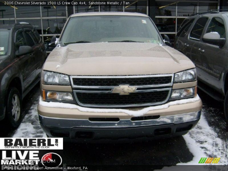Sandstone Metallic / Tan 2006 Chevrolet Silverado 1500 LS Crew Cab 4x4
