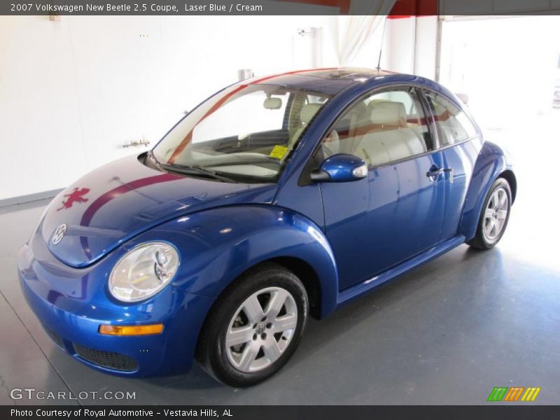 Laser Blue / Cream 2007 Volkswagen New Beetle 2.5 Coupe