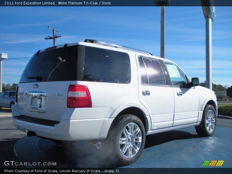 White Platinum Tri-Coat / Stone 2011 Ford Expedition Limited