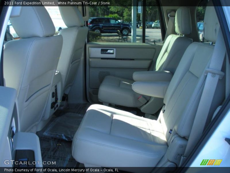 White Platinum Tri-Coat / Stone 2011 Ford Expedition Limited