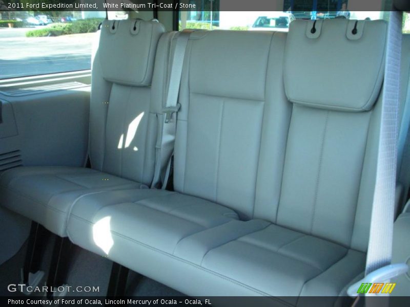 White Platinum Tri-Coat / Stone 2011 Ford Expedition Limited