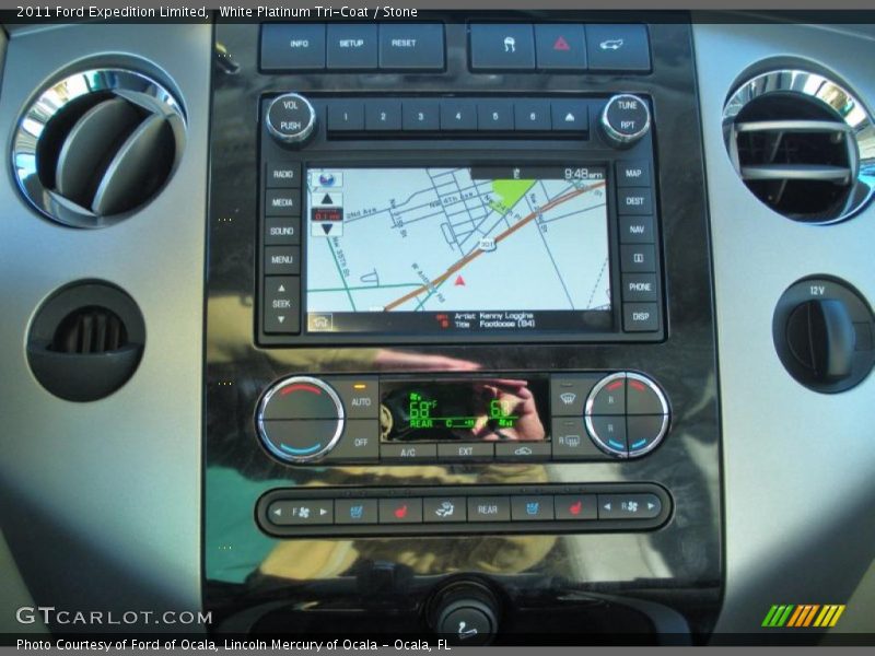 White Platinum Tri-Coat / Stone 2011 Ford Expedition Limited