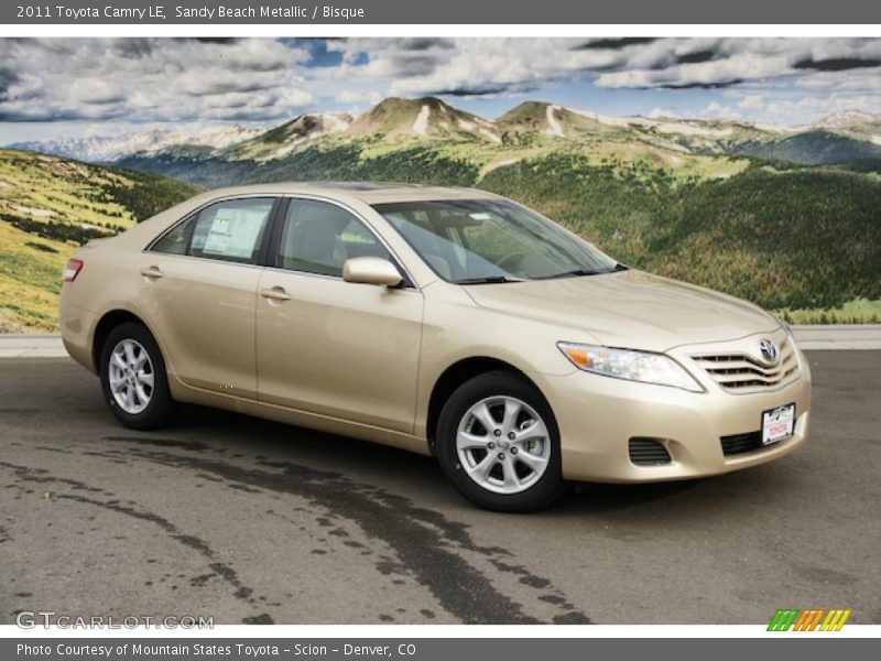 Sandy Beach Metallic / Bisque 2011 Toyota Camry LE