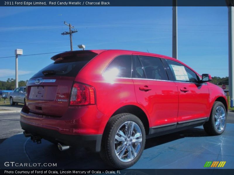 Red Candy Metallic / Charcoal Black 2011 Ford Edge Limited