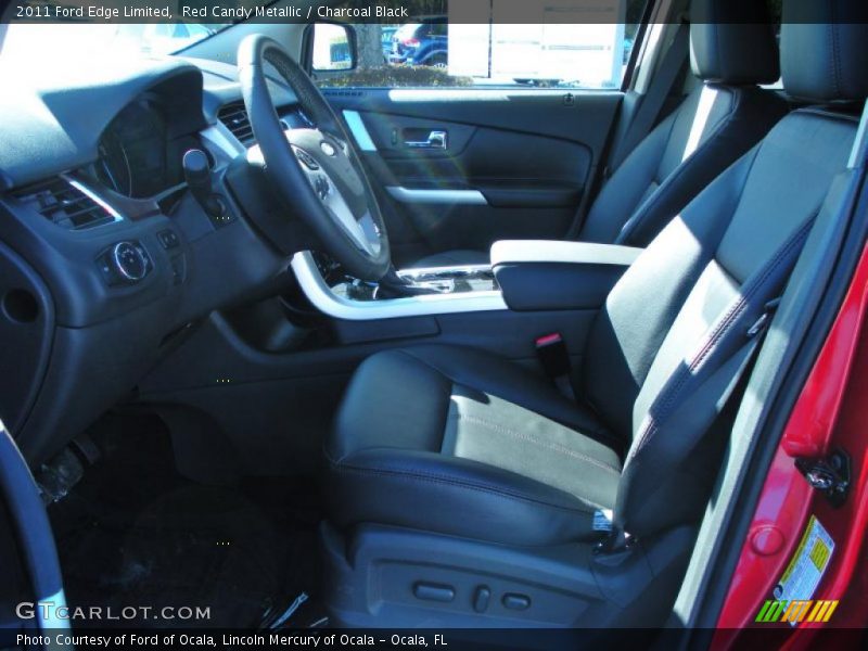 Red Candy Metallic / Charcoal Black 2011 Ford Edge Limited