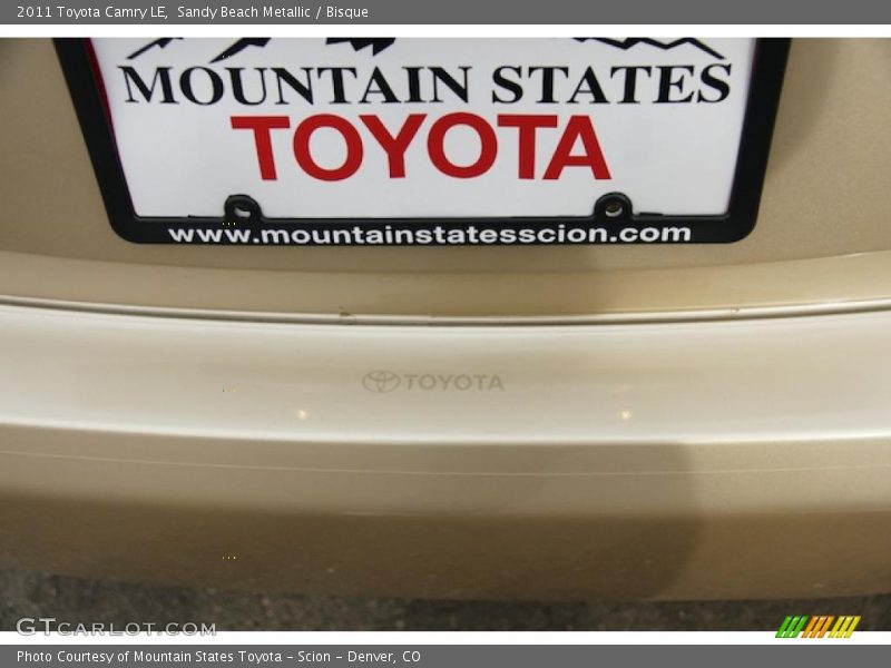 Sandy Beach Metallic / Bisque 2011 Toyota Camry LE