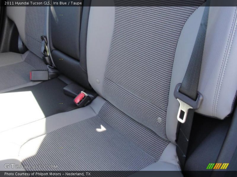 Iris Blue / Taupe 2011 Hyundai Tucson GLS