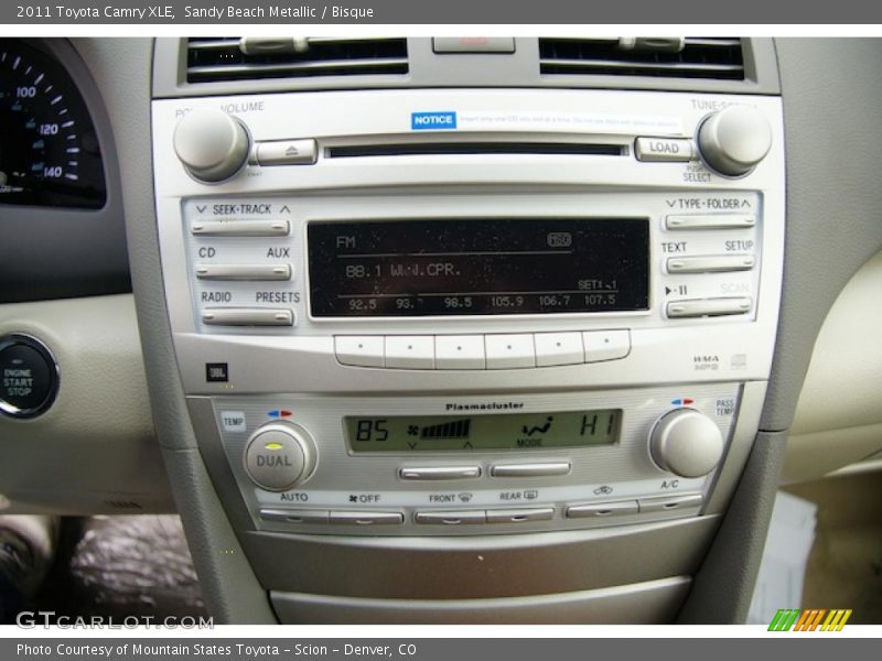 Sandy Beach Metallic / Bisque 2011 Toyota Camry XLE
