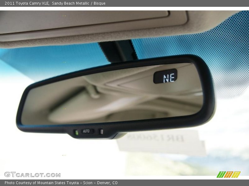 Navigation of 2011 Camry XLE