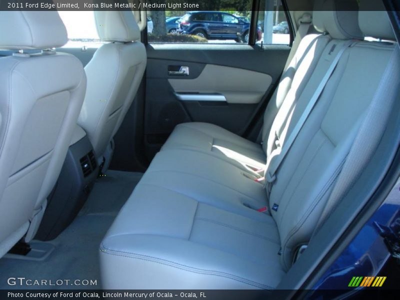 Kona Blue Metallic / Medium Light Stone 2011 Ford Edge Limited